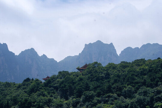 五老峰山景