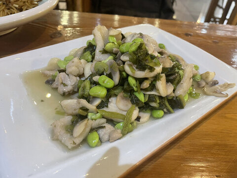香菇炒毛豆