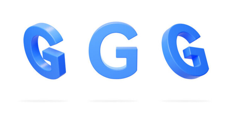 英文字母G拼音拼寫語言3D