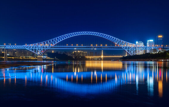 朝天門長江大橋夜景
