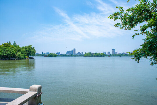浙江嘉興南湖公園景區(qū)景觀