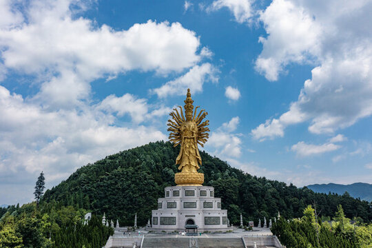 湖南長(zhǎng)沙寧鄉(xiāng)市密印寺千手觀音