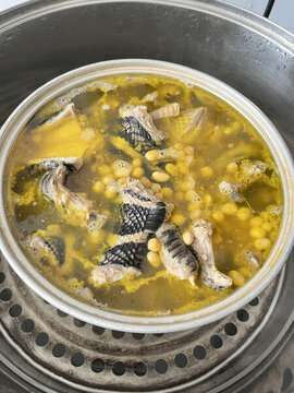 黃豆蛇肉湯