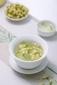 白茉莉花茶干花茶