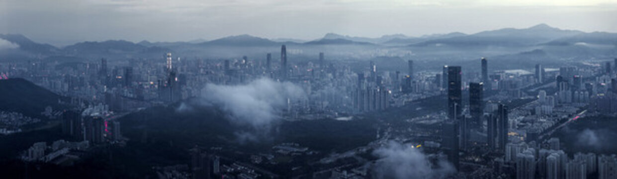 羅湖區(qū)全景圖