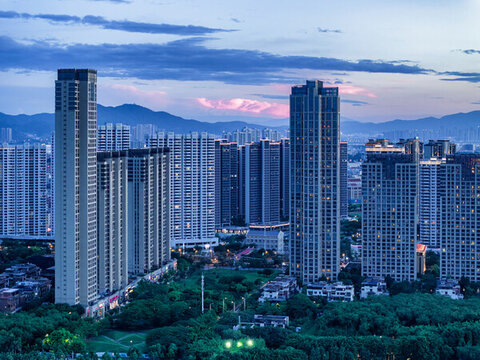 航拍廈門城市風光