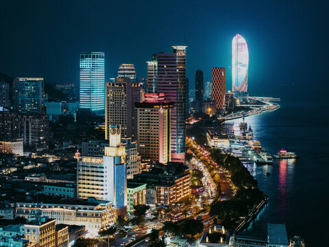 廈門(mén)鷺江道夜景
