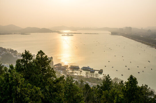 云龍湖夕陽