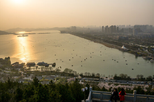 云龍湖夕陽