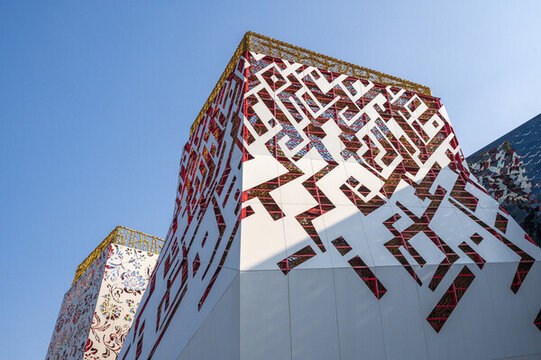 上海世博會(huì)場(chǎng)館建筑特寫