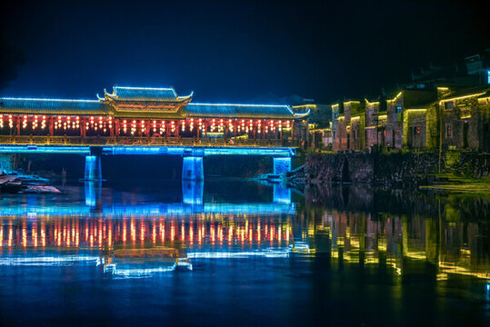 瑤里古鎮(zhèn)夜景