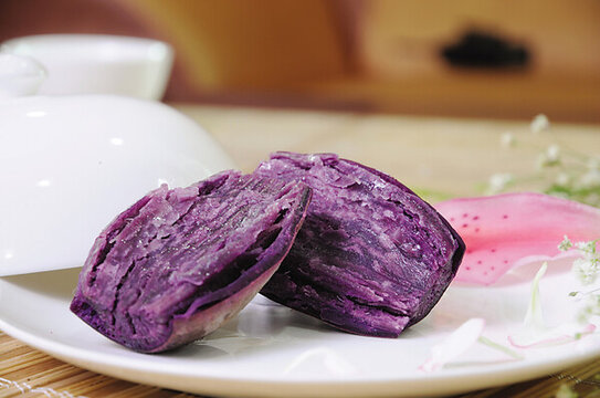蒸紫薯