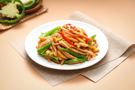 青椒榨菜肉絲