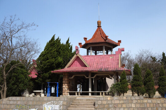 青島櫸林公園望海閣