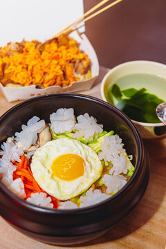 魷魚石鍋拌飯