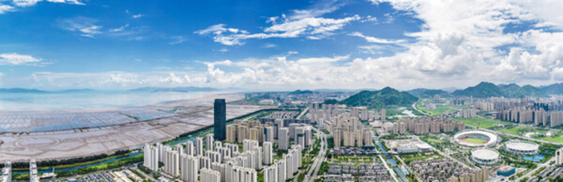 樂清城區(qū)全景風(fēng)光