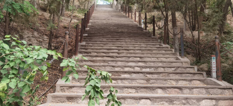 公園石階