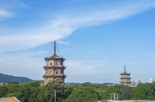 中國(guó)古建筑泉州東西塔