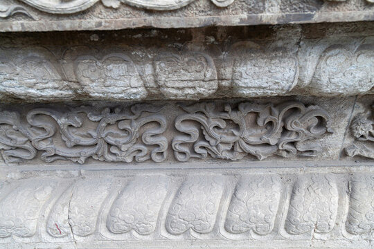 五臺(tái)山普化寺古建石雕石刻照壁