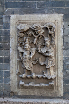 五臺山普化寺古建石雕石刻