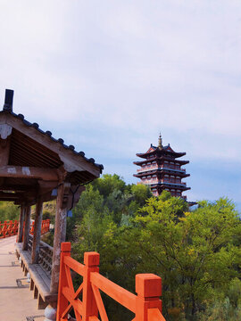 朝陽(yáng)閣一角