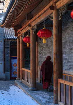 五臺山廣仁寺修行