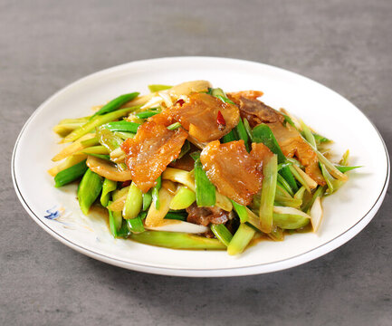 臘肉炒大蒜