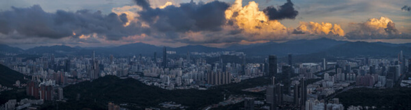 羅湖區(qū)全景圖
