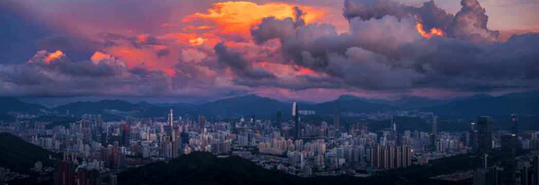 羅湖區(qū)晚霞