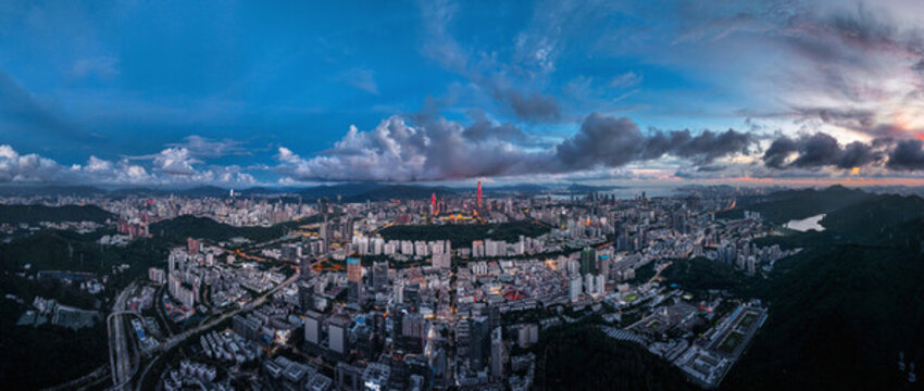 深圳全景圖