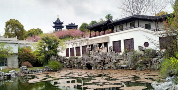 江蘇宜興梁祝故里英臺(tái)閣后花園