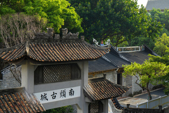 深圳南頭古城城門特寫