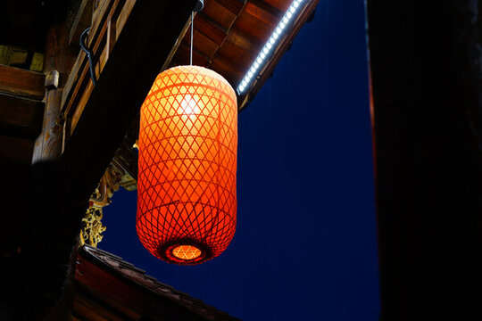 夜晚紅燈籠照明1