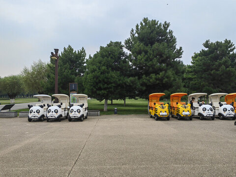 公園內(nèi)游覽逍遙車