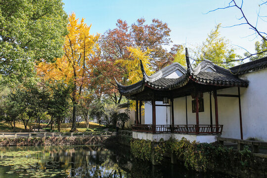 秋意拙政園
