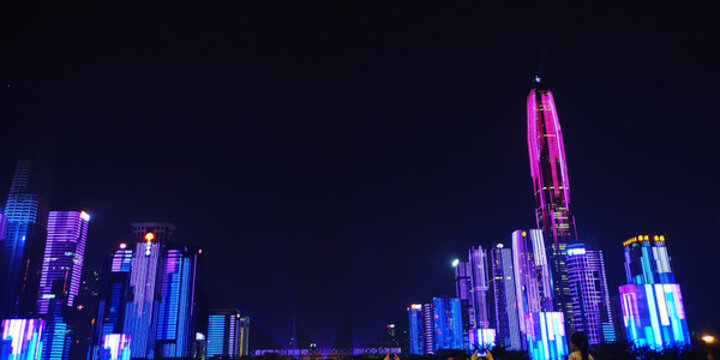 深圳市民中心燈光秀
