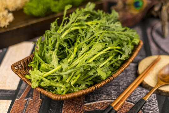 新鮮茼蒿