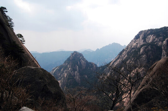安徽黃山的奇峰異石