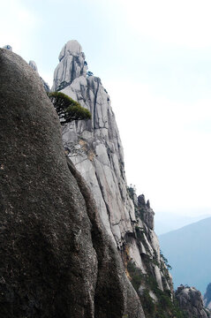 安徽黃山的奇峰異石