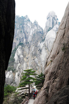 黃山旅游風光圖