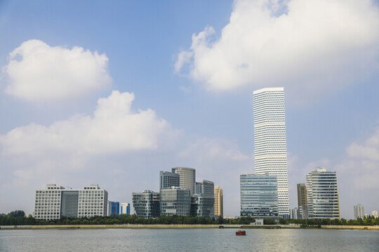 上海浦東商務區(qū)建筑城市天際線