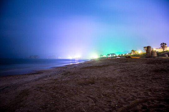 嵊泗海灘夜景