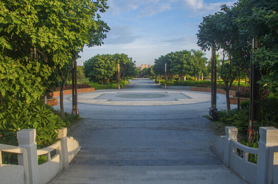 筍江公園廣場(chǎng)掠影