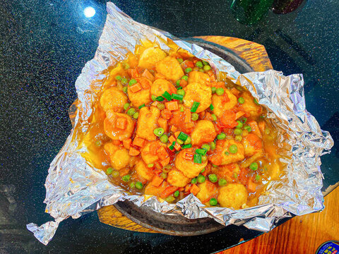 鐵板豆腐