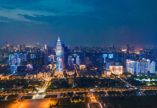 武漢漢口江灘夜景