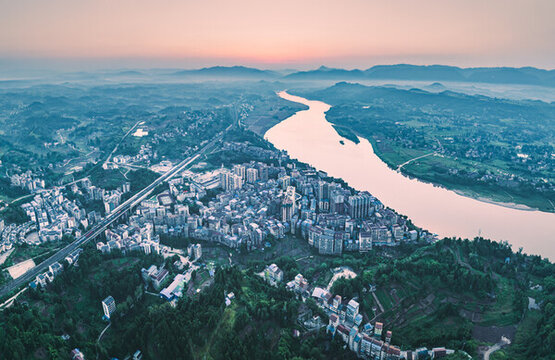 渠縣土溪鎮(zhèn)全景