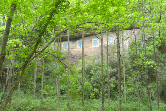 四川劍門關(guān)云環(huán)聳翠摩崖石刻