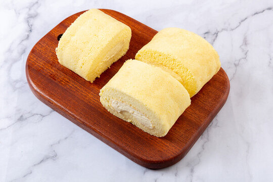 原味奶油蛋糕卷