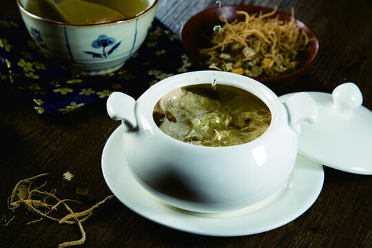 洋參石斛肉汁湯