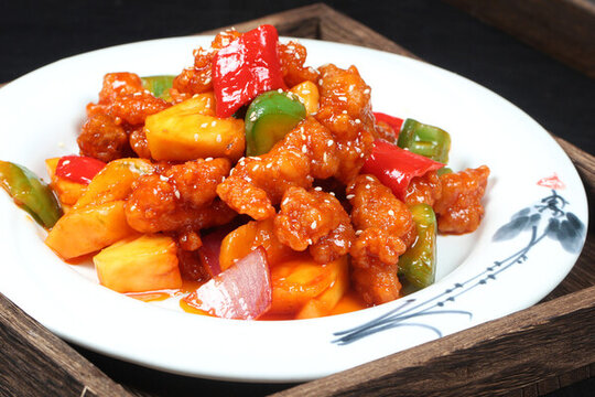 香菠咕嚕肉